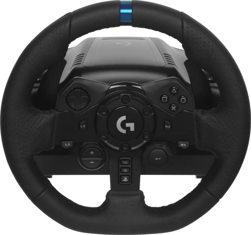 Руль Logitech G923 10кноп. (с педалями) черный