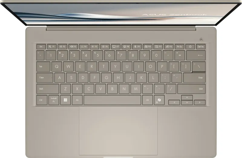ASUS Zenbook A14 UX3407NA-QD100W Snapdragon X2 Elite (18-core) X2E88100/LPDDR5X 32GB 1TB M.2 NVMe PCIe 4.0 SSD/Qualcomm Adreno GPU/ 14" WUXGA (1920 x 1200) OLED 16:10/WIN11 HOME/0.99kg/Zabriskie Beige