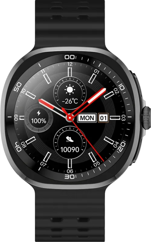 Смарт-часы Tecno Watch Neo 1.43" AMOLED корп.черный рем.черный (WN01)