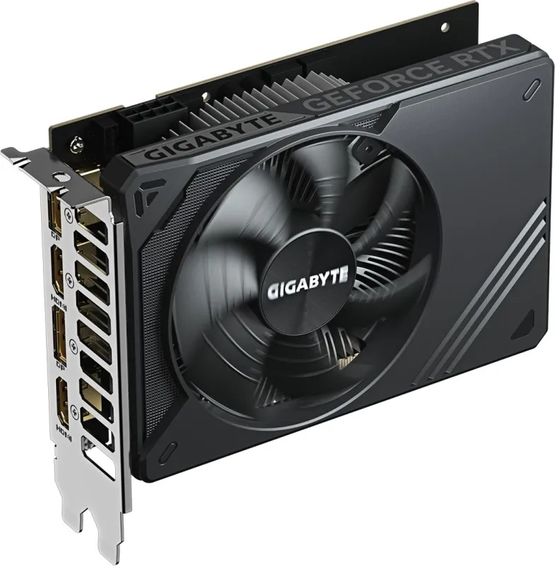 Видеокарта Gigabyte PCI-E 5.0 GV-N5050D6-8GD 1.0 NVIDIA GeForce RTX 5050 8Gb 128bit GDDR6 2572/20000 HDMIx2 DPx2 HDCP Ret low profile