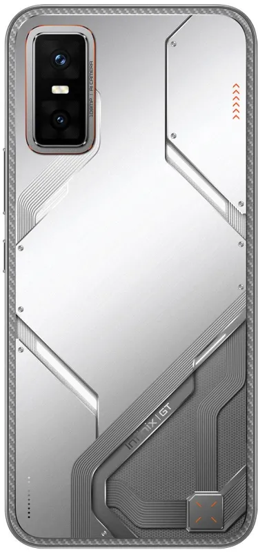 Смартфон Infinix X6873 GT 30 Pro 256Gb 12Gb серебристый моноблок 3G 4G 6.78" 1224x2720 Android 15 108Mpix 802.11 a/b/g/n/ac/ax NFC GPS Protect
