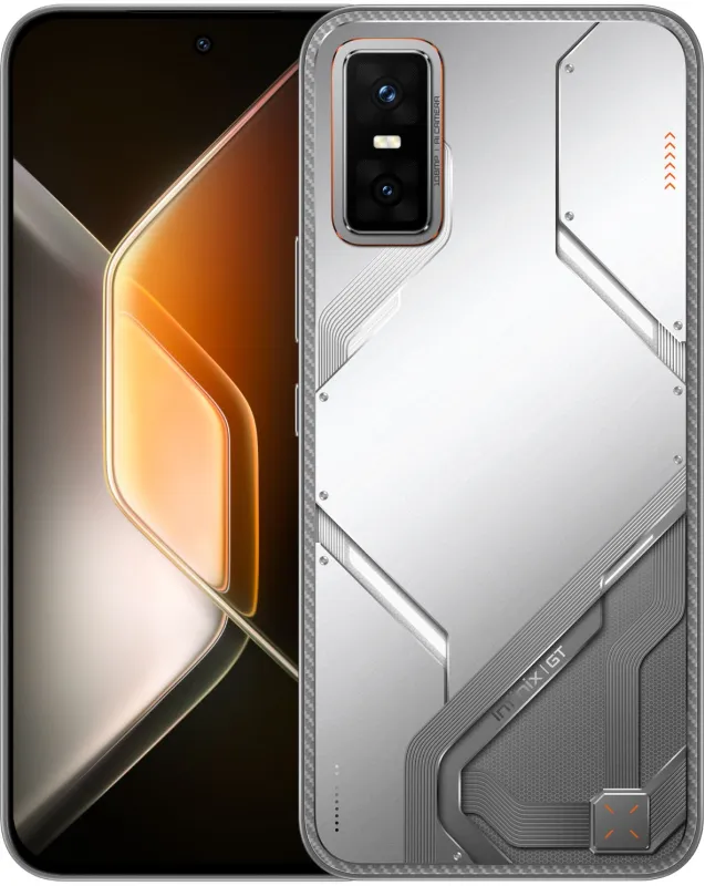 Смартфон Infinix X6873 GT 30 Pro 256Gb 12Gb серебристый моноблок 3G 4G 6.78" 1224x2720 Android 15 108Mpix 802.11 a/b/g/n/ac/ax NFC GPS Protect