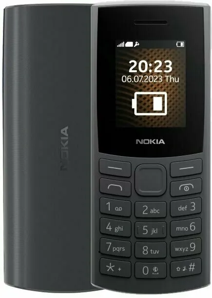 Мобильный телефон Nokia 105 SS TA-1569 черный моноблок 1Sim 1.77" 128x160 Series 30+ GSM900/1800 GSM1900