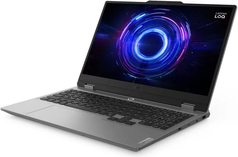 Ноутбук Lenovo LOQ 15IRX10 Core i7 13700HX 16Gb SSD512Gb NVIDIA GeForce RTX5050 8Gb 15.6" IPS FHD (1920x1080) без ОС grey WiFi BT Cam (83JE00YPPS)