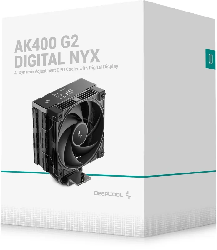 Устройство охлаждения(кулер) Deepcool AK400 G2 Digital NYX Soc-AM5/AM4/1200/1700/1851 черный 4-pin 29-29dB Al+Cu LCD 220W 661gr Ret (R-AK400G2-BKNNMN-GJD-1)