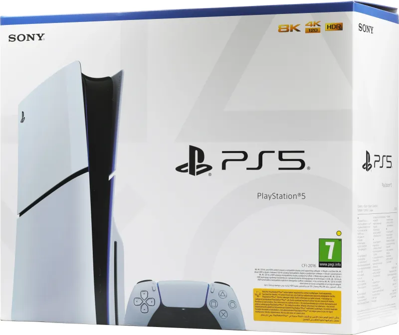 Игровая консоль PlayStation 5 Slim CFI-2116A01Y белый/черный