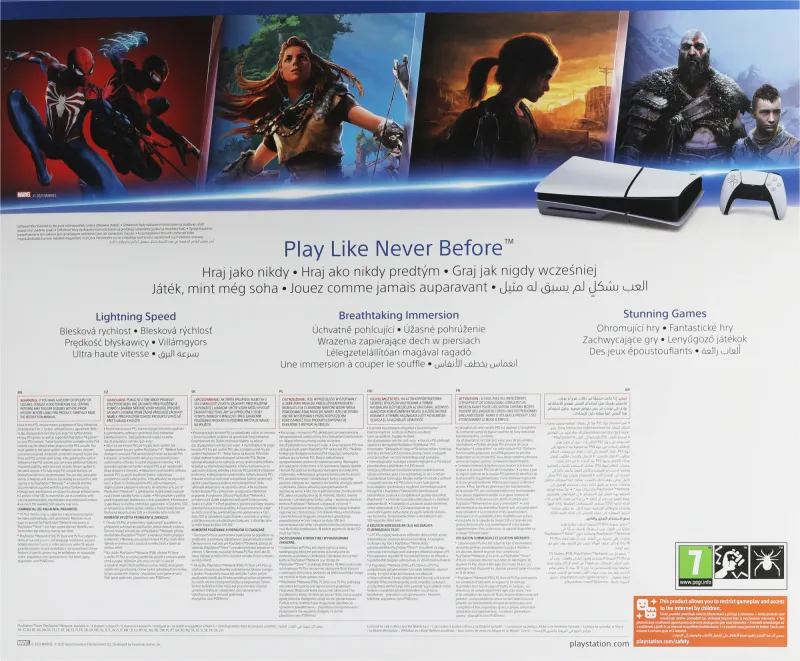 Игровая консоль PlayStation 5 Slim CFI-2116A01Y белый/черный