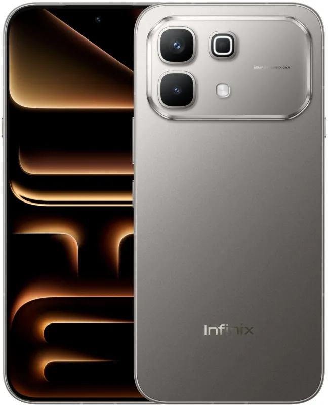 Смартфон Infinix X6879 Note 60 256Gb 8Gb титан моноблок 3G 4G 6.78" (10084740)