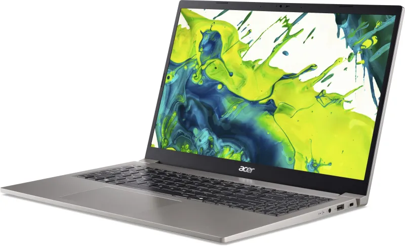Ноутбук Acer Aspire Lite AL15-33P-C1XR N-series N150 8Gb SSD512Gb Intel Graphics 15.6" IPS FHD (1920x1080) без ОС grey WiFi BT Cam (NX.D2FER.002)