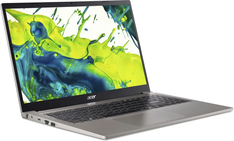 Ноутбук Acer Aspire Lite AL15-33P-C1XR N-series N150 8Gb SSD512Gb Intel Graphics 15.6" IPS FHD (1920x1080) без ОС grey WiFi BT Cam (NX.D2FER.002)