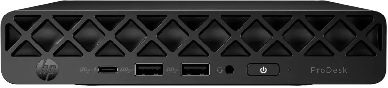 Неттоп HP ProDesk 4 Mini G1i Mini U5 225T (1.7) 16Gb SSD512Gb UHDG 770 без ОС GbitEth WiFi BT 90W kbNORUS мышь клавиатура черный (BY7B2ET)
