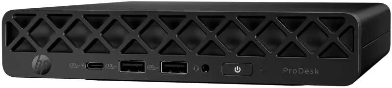 Неттоп HP ProDesk 4 Mini G1i Mini U5 225T (1.7) 16Gb SSD512Gb UHDG 770 без ОС GbitEth WiFi BT 90W kbNORUS мышь клавиатура черный (BY7B2ET)