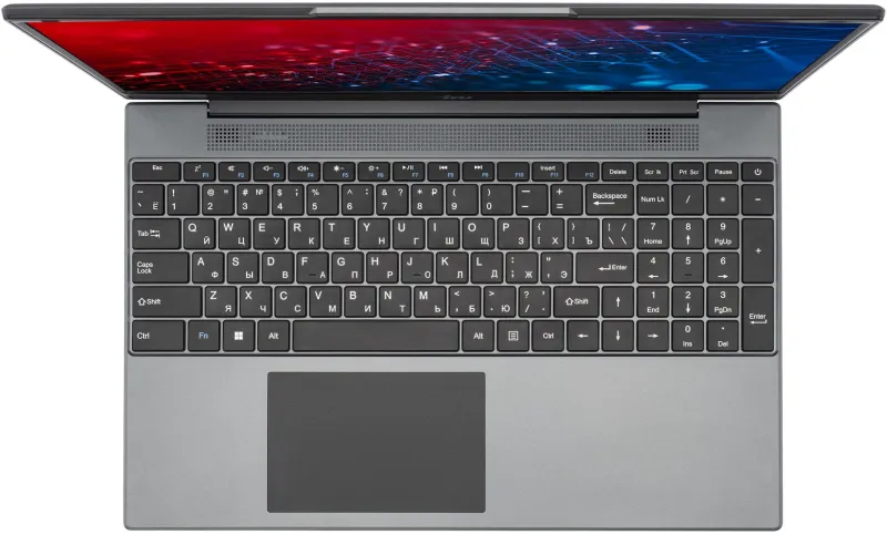 Ноутбук IRU Tactio 15PHC Ryzen 5 7430U 16Gb SSD512Gb AMD Radeon Graphics 15.6" IPS FHD (1920x1080) FreeDOS black WiFi BT Cam 4000mAh (2150146)