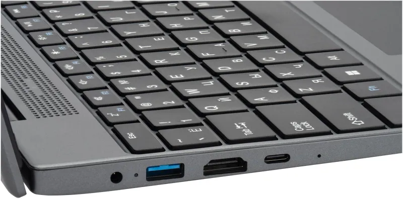 Ноутбук IRU Tactio 15PHC Ryzen 5 7430U 16Gb SSD512Gb AMD Radeon Graphics 15.6" IPS FHD (1920x1080) FreeDOS black WiFi BT Cam 4000mAh (2150146)