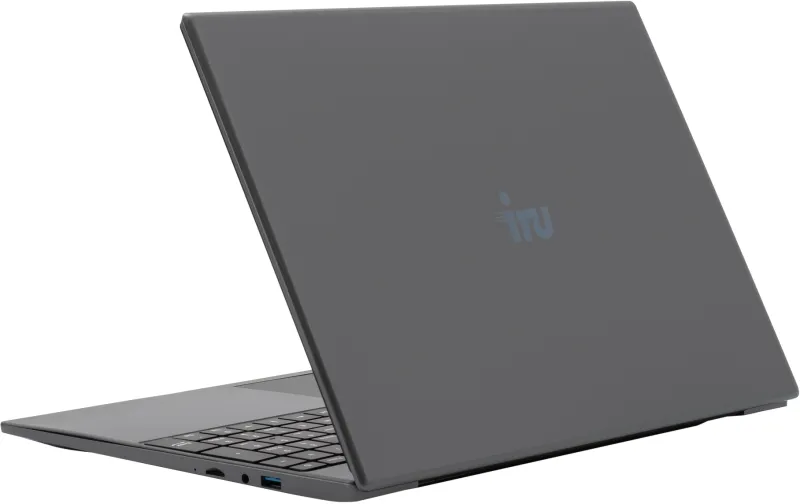 Ноутбук IRU Tactio 15PHC Ryzen 5 7430U 16Gb SSD512Gb AMD Radeon Graphics 15.6" IPS FHD (1920x1080) Windows 11 Pro 64 black WiFi BT Cam 4000mAh (2150148)