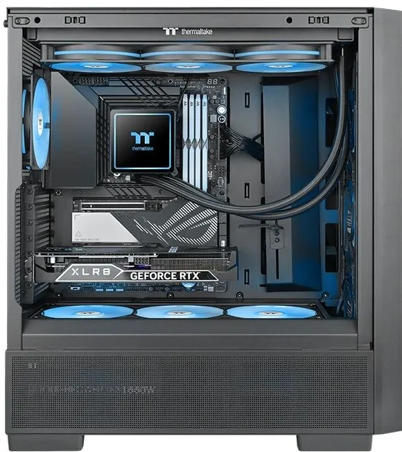 Система водяного охлаждения Thermaltake TH360 V3 ARGB Soc-AM5/AM4/1200/1700/1851 черный 4-pin 25.8dB Al+Cu Ret (CL-W466-PL12SW-A)