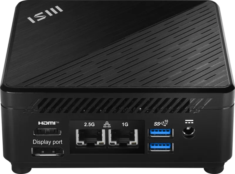 Неттоп MSI Cubi 5 1M-464BRU Core 3 100U (1.2) Graphics CR без ОС 2xGbitEth WiFi BT черный (936-B0A821-464)