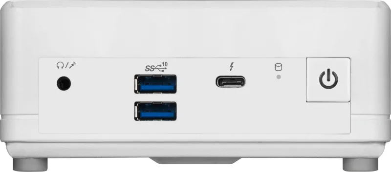 Неттоп MSI Cubi 5 1M-465BRU Core 3 100U (1.2) Graphics CR без ОС 2xGbitEth WiFi BT белый (936-B0A822-465)