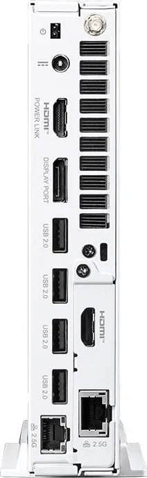 Неттоп MSI Pro DP10 A14MG-011XRU i5 14400 (2.5) 16Gb SSD512Gb UHDG без ОС 2.5xGbitEth WiFi BT белый (9S6-B21012-011)