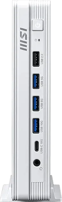 Неттоп MSI Pro DP10 A14MG-011XRU i5 14400 (2.5) 16Gb SSD512Gb UHDG без ОС 2.5xGbitEth WiFi BT белый (9S6-B21012-011)