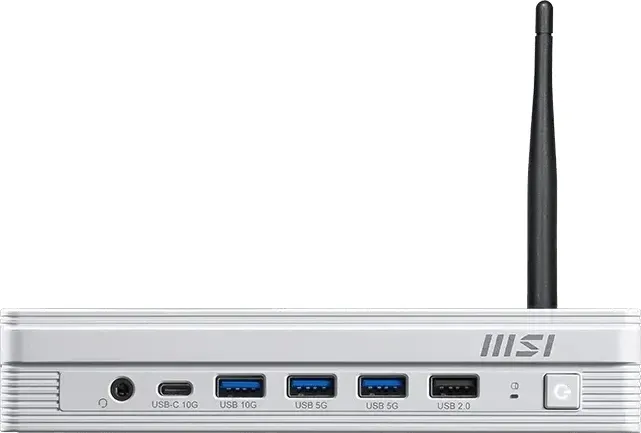 Неттоп MSI Pro DP10 A14MG-010BRU i7 14700 (2.1) UHDG без ОС 2.5xGbitEth WiFi BT белый (936-B21012-010)