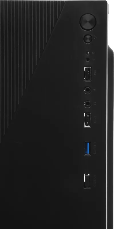 Корпус Accord ACC-XA09 черный без БП mATX 2xUSB2.0 1xUSB3.0 audio bott PSU