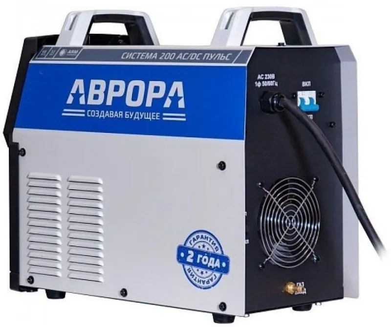 Сварочный аппарат Аврора Система 200 AC/DC ПУЛЬС инвертор ММА/TIG 5.2кВт