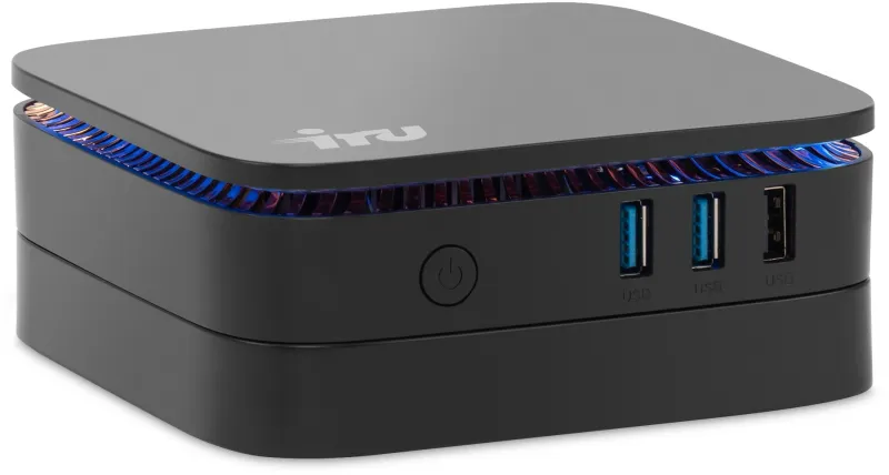 Неттоп IRU 110JLCN Cel N4500 (1.1) 8Gb SSD256Gb UHDG без ОС GbitEth WiFi BT 30W черный (2152166)