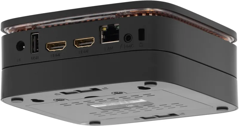 Неттоп IRU 110JLCN Cel N4500 (1.1) 8Gb SSD256Gb UHDG Windows 11 Pro GbitEth WiFi BT черный (2152163)