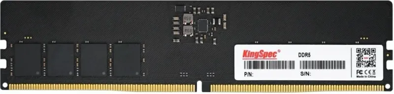 KingSpec DDR5 DIMM 16GB 6000MHz CL46 1x16GB 1.25V 288-pin