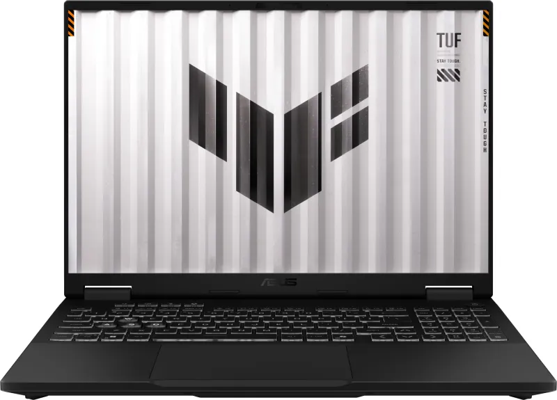 Ноутбук Asus TUF Gaming F16 FX608JHI-TU216 Core i5 14450HX 16Gb SSD512Gb NVIDIA GeForce RTX5050 8Gb 16" IPS WUXGA (1920x1200) без ОС grey WiFi BT Cam (90NR0NA1-M00BJ0)