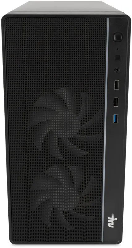 ПК IRU Tactio 310H6SEA MT i5 14400F (2.5) 32Gb SSD1Tb RTX5060 8Gb без ОС GbitEth 500W черный (RUS) (2164593)
