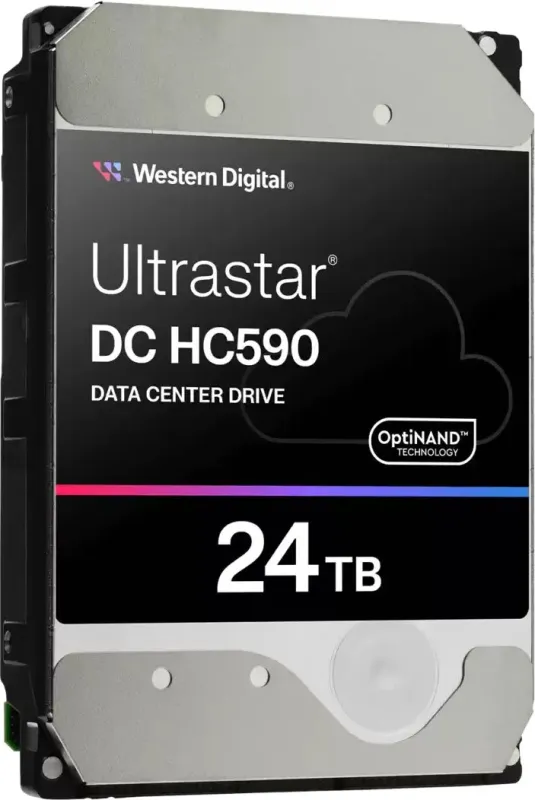 Жесткий диск WD SAS 3.0 24TB 0F59373 WUH722624AL5204 Server Ultrastar DC HC590 (7200rpm) 512Mb 3.5"