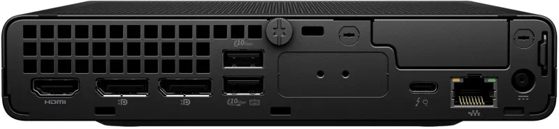 Неттоп HP EliteDesk 8 G1a Mini Ryzen 5 220 (3.2) 16Gb SSD512Gb Radeon 740M Windows 11 Pro GbitEth WiFi BT 90W kbNORUS мышь клавиатура черный (CP3M1AT)