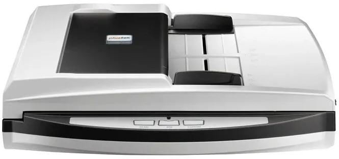 Сканер планшетный/протяжный Plustek SmartOffice PL4080 (0283TS) A4 белый