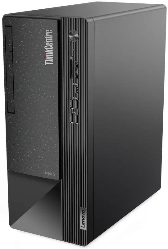 ПК Lenovo ThinkCentre Neo 50t MT i5 12400 8Gb SSD256Gb UHDG 730/DVDRW CR без ОС GbitEth WiFi BT мышь черный (11SE001WIV_NOKBD)