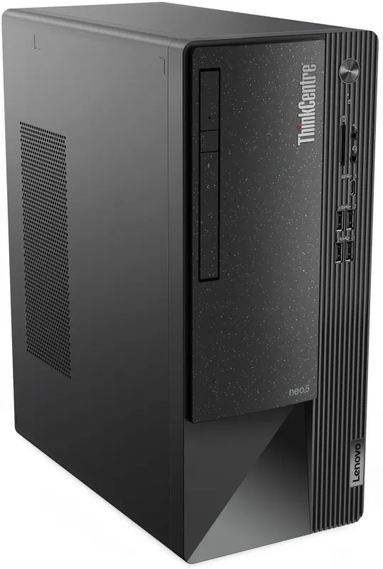 ПК Lenovo ThinkCentre Neo 50t MT i5 12400 8Gb SSD256Gb UHDG 730/DVDRW CR без ОС GbitEth WiFi BT мышь черный (11SE001WIV_NOKBD)