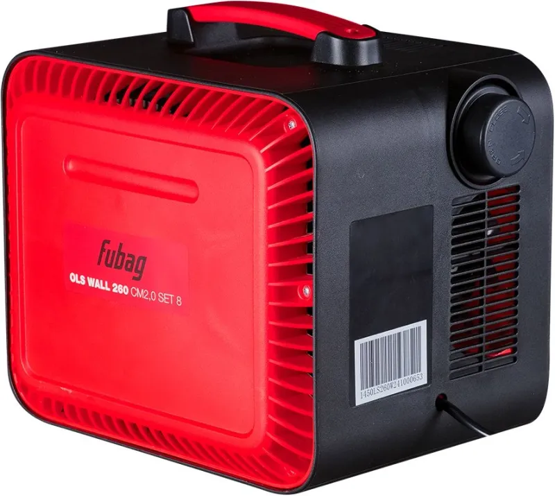 Компрессор поршневой Fubag Ols Wall 260 безмасляный 260л/мин 1500Вт красный/черный