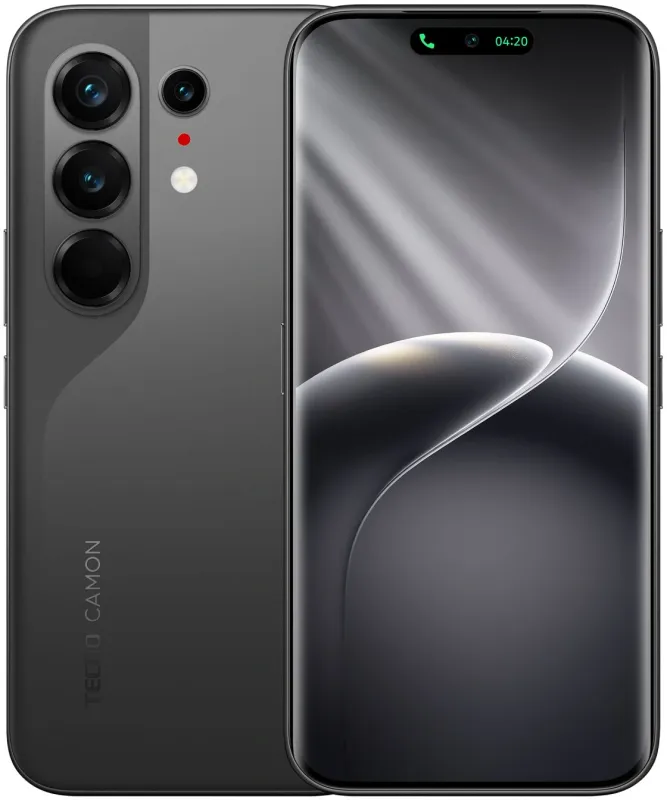 Смартфон Tecno Camon 50 Ultra 5G 256Gb 8Gb черный моноблок 3G 4G (CN7C 256+8 MOONSHADOW BLACK)