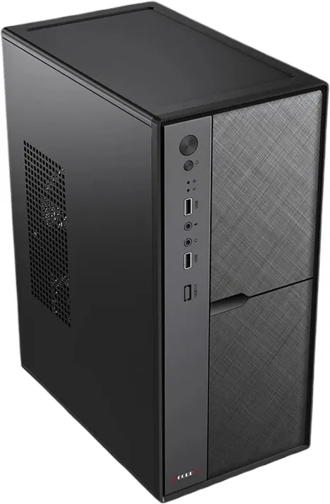 Корпус Accord ACC-1603 черный без БП mATX 1x80mm 2xUSB2.0 audio