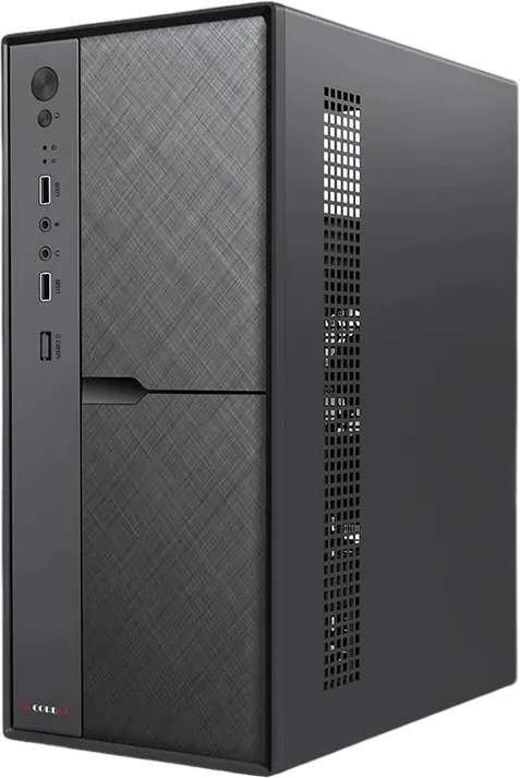 Корпус Accord ACC-1603 черный без БП mATX 1x80mm 2xUSB2.0 audio