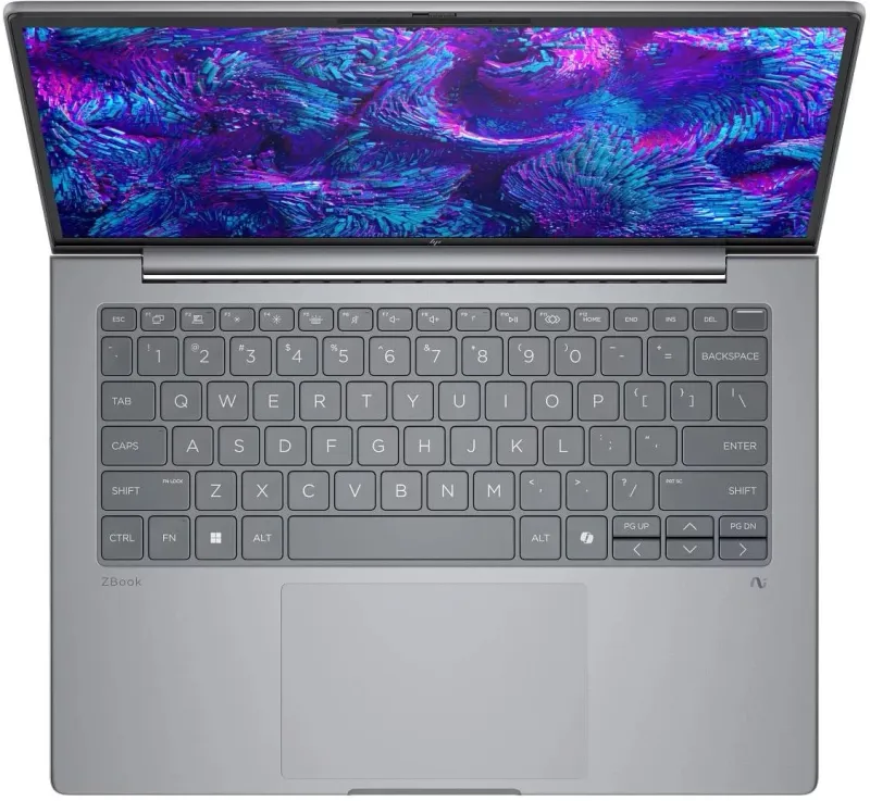 Ноутбук HP ZBook 8 G1i Core Ultra 7 265H 32Gb SSD1Tb NVIDIA RTX 500 Ada 4Gb 16" WQUXGA (3840x2400) Windows 11 Pro 64 silver WiFi BT Cam (BX7V8UT)