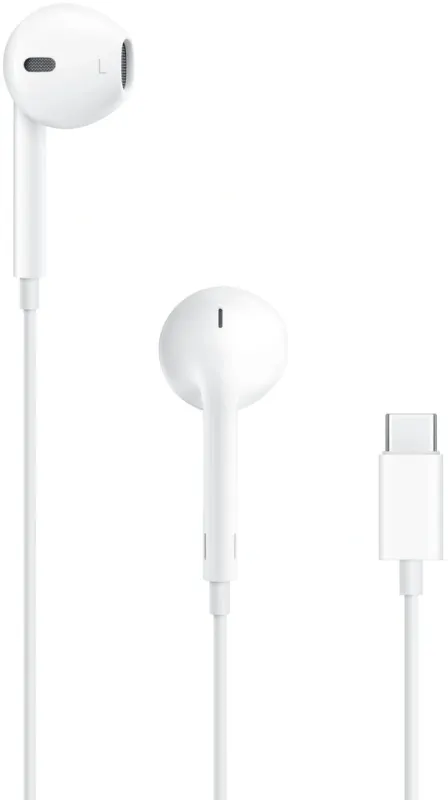 Гарнитура вкладыши Apple EarPods A3046 1.1м белый проводные в ушной раковине (MYQY3ZE/A)