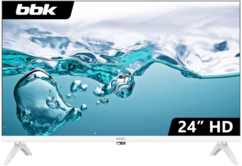 Телевизор LED BBK 24" 24LEM-1045/TS2C (W) белый HD 60Hz DVB-T DVB-T2 DVB-C USB (RUS)