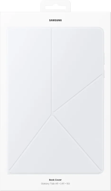 Чехол Samsung для Samsung Galaxy Tab A11+ Book Cover поликарбонат/полиуретан белый (EF-BX230PWEGRU)
