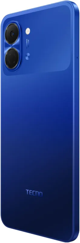 Смартфон Tecno Spark Go 3 64Gb 4Gb синий моноблок 3G 4G 2Sim 6.75" 720x1600 Android 15 13Mpix 802.11 a/b/g/n/ac NFC GPS GSM900/1800 Protect microSD max1024Gb