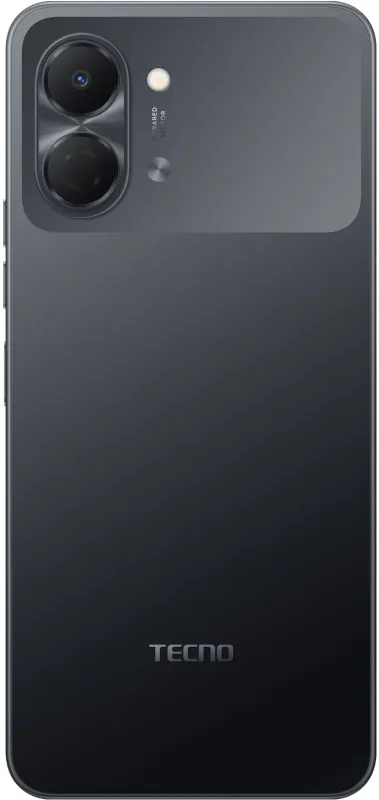 Смартфон Tecno Spark Go 3 64Gb 4Gb черный моноблок 3G 4G 2Sim 6.75" 720x1600 Android 15 13Mpix 802.11 a/b/g/n/ac NFC GPS GSM900/1800 Protect microSD max1024Gb