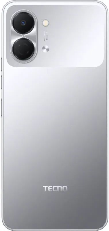 Смартфон Tecno Spark Go 3 64Gb 4Gb серый моноблок 3G 4G 2Sim 6.75" 720x1600 Android 15 13Mpix 802.11 a/b/g/n/ac NFC GPS GSM900/1800 Protect microSD max1024Gb