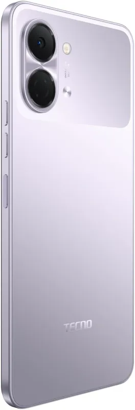 Смартфон Tecno Spark Go 3 128Gb 4Gb фиолетовый моноблок 3G 4G 2Sim 6.75" 720x1600 Android 15 13Mpix 802.11 a/b/g/n/ac NFC GPS GSM900/1800 Protect microSD max1024Gb