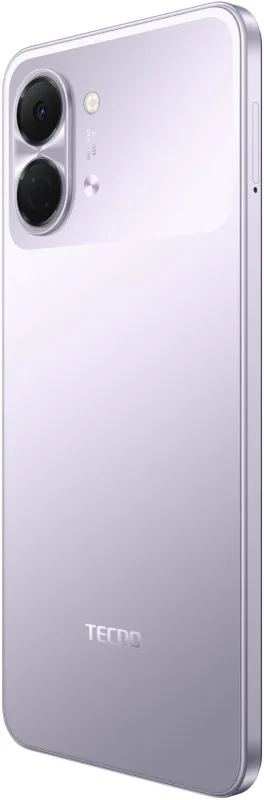 Смартфон Tecno Spark Go 3 128Gb 4Gb фиолетовый моноблок 3G 4G 2Sim 6.75" 720x1600 Android 15 13Mpix 802.11 a/b/g/n/ac NFC GPS GSM900/1800 Protect microSD max1024Gb